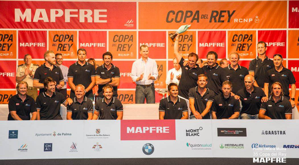 Azzurra is the winner of the 2016 Copa del Rey, Alegre 2nd and Paprec 3rd